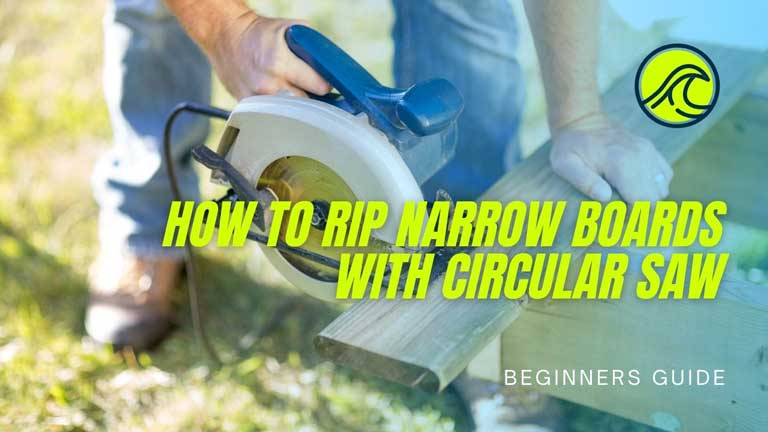 how to rip narrow boards with circular saw by beginners