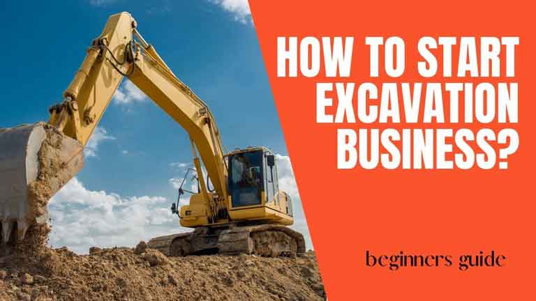 how to start an excavation business